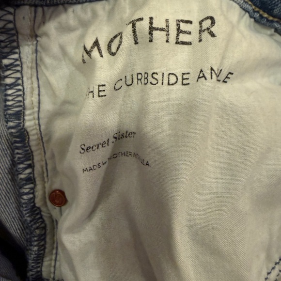 MOTHER The Curbside High Waist Distressed Jeans sz 34 - Picture 12 of 16